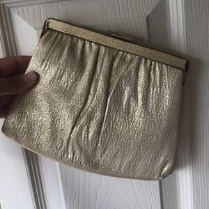 VTG gold evening bag